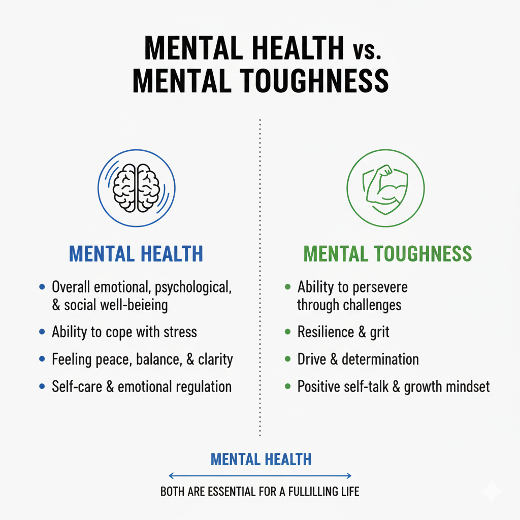 Mental health v toughness comparison